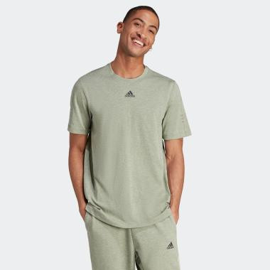 Adidas Футболка  Basketball M Mel Tee IJ8956 S Olive Strata Mel. (4066762251124) - зображення 1