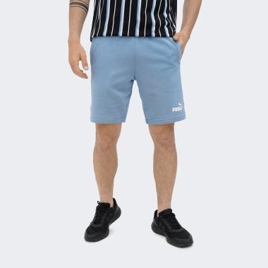 PUMA Блакитні чоловічі шорти  ESS+ Tape Shorts 9" TR 847387/20 XXL блакитний - зображення 1