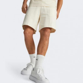   PUMA Молочні чоловічі шорти  CLASSICS Pintuck Shorts 8" TR 538126/99 XL молочний