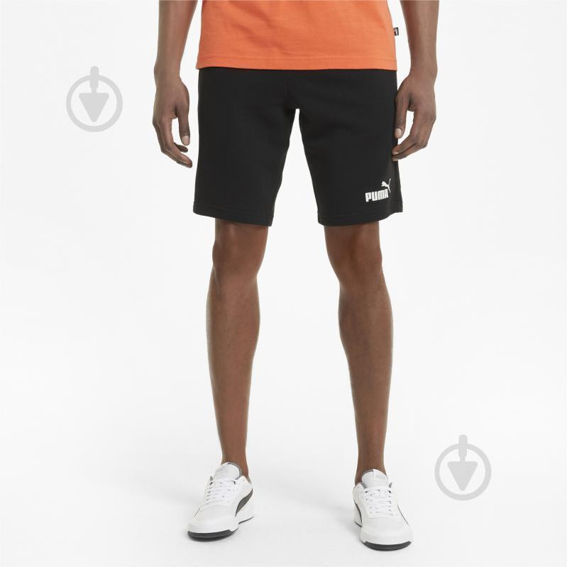 PUMA Чорні чоловічі шорти  Ess Shorts 586709/01 - зображення 1