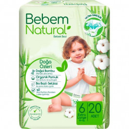   Bebem Natural 6 Extra large, 20 шт