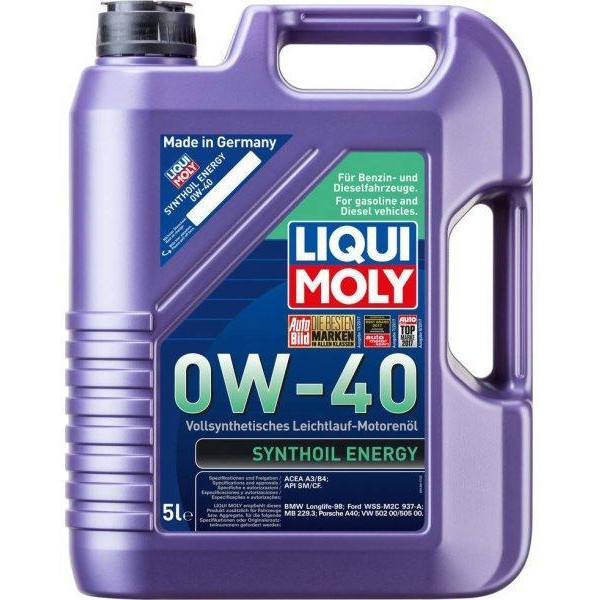 Liqui Moly Synthoil Energy 0W-40 5л - зображення 1