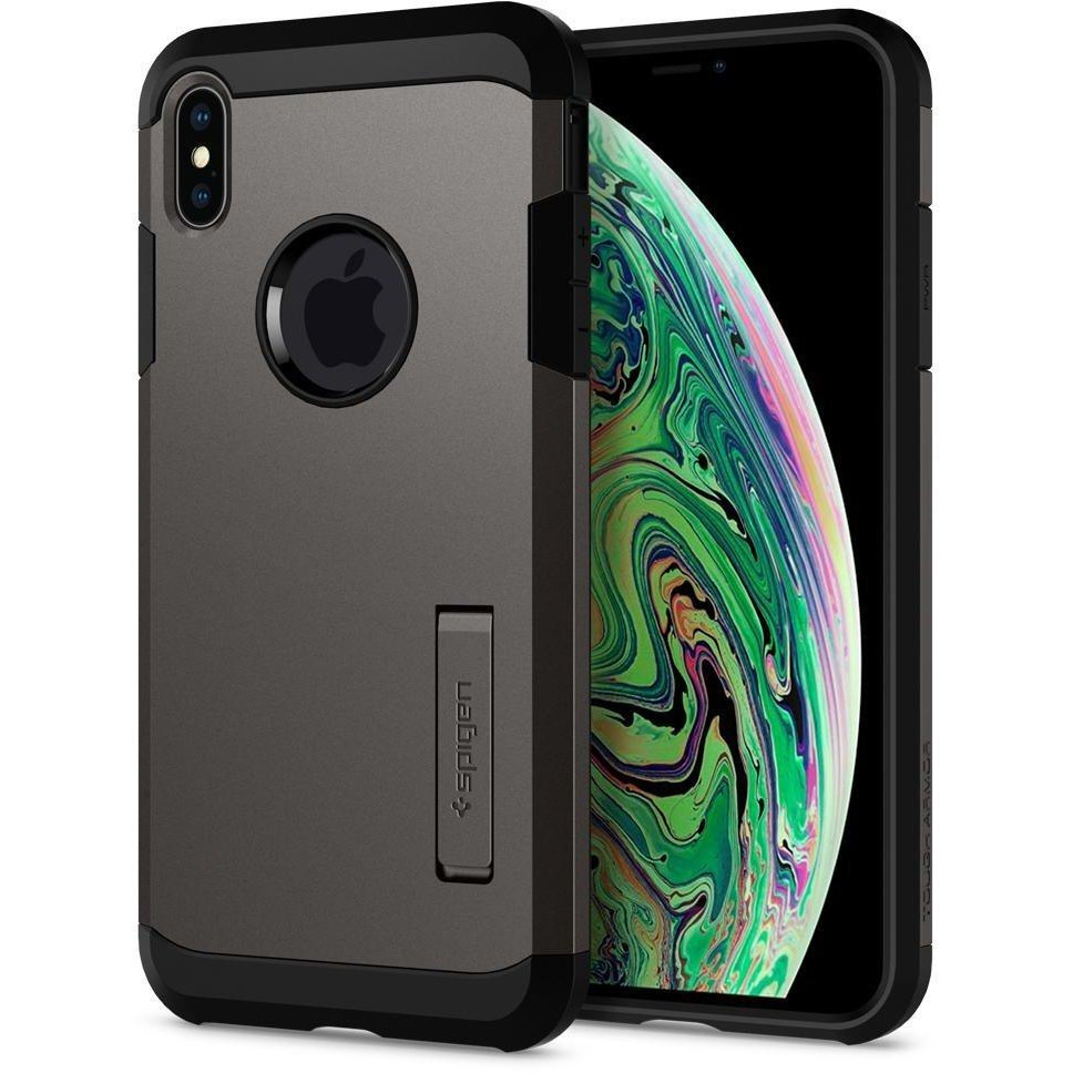 Spigen iPhone XS Max Tough Armor Gunmetal 065CS25131 - зображення 1