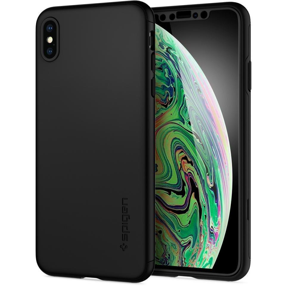 Spigen iPhone XS Max Case Thin Fit 360 Black 065CS24846 - зображення 1