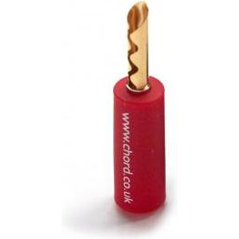   Chord Banana Plug - Screw Type, Red