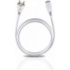 Oehlbach Powercord C13 white 1.5 m - зображення 1