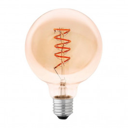   DeLux LED Globe G95 5W 2200K E27 Amber Spiral Filament (90018166)