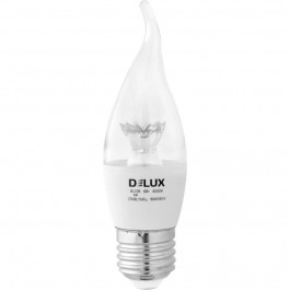   DeLux LED BL37B 6W tail 4000K 220В E27 crystal набор 3 шт (90016739)