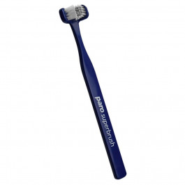   Paro Зубна щітка  Superbrush тристороння синя (7610458007242-dark-blue)