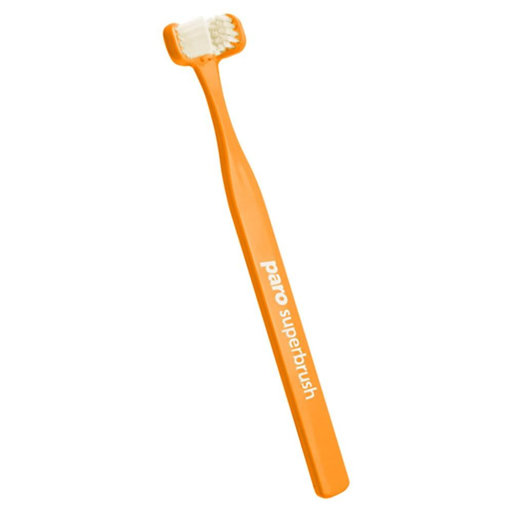 Paro Зубна щітка  Superbrush тристороння помаранчева (7610458007242-orange) - зображення 1