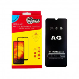   DENGOS Защитное стекло Full Glue Matte для Samsung Galaxy A03s Black (TGFG-MATT-39)