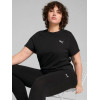 PUMA Футболка бавовняна жіноча  Her Tee 67788301 XS Чорна (4099686735098) - зображення 1