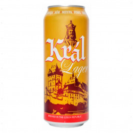   Kral Пиво "" Lager, in can, 0.5 л (8594166370814)