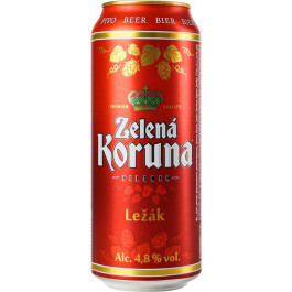   Zelena Koruna Пиво  Lezak світле з/б, 0,5 л (8594044191487)