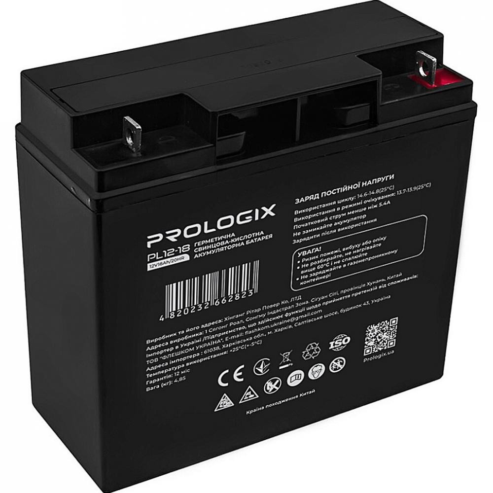 Prologix AGM 12V 18AH (PL12-18) - зображення 1