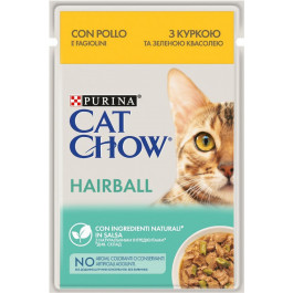   Cat Chow Adult Hairball з куркою і зеленою квасолею 85 г (7613037031393)