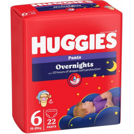   Huggies Overnights Pants 6, 22 шт