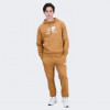 New Balance Коричнева чоловіча кофта  Essentials Stacked Logo PO Hoodie nblMT31537TOB - зображення 5