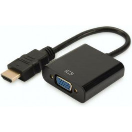   Digitus HDMI - VGA Black (DA-70461)