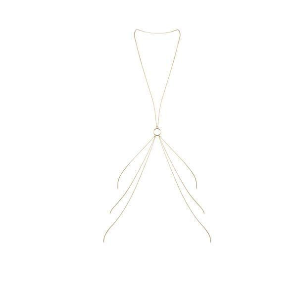 Bijoux Indiscrets Цепочка для тела Bijoux Indiscrets Magnifique 8 Body Chain Золотая (SO2654-02) - зображення 1