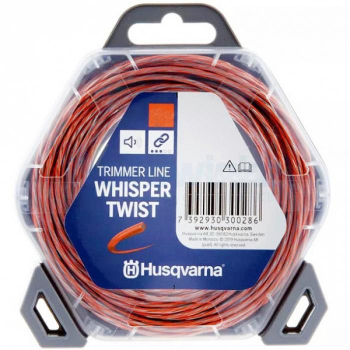 Husqvarna Леска для триммеров  Whisper Twist 2,0/15m Donut Orange/Black (5976691-10) - зображення 1