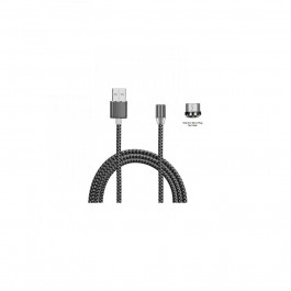   XoKo USB Cable to microUSB Magneto 1.2m Grey (SC-355m MGNT-GR)