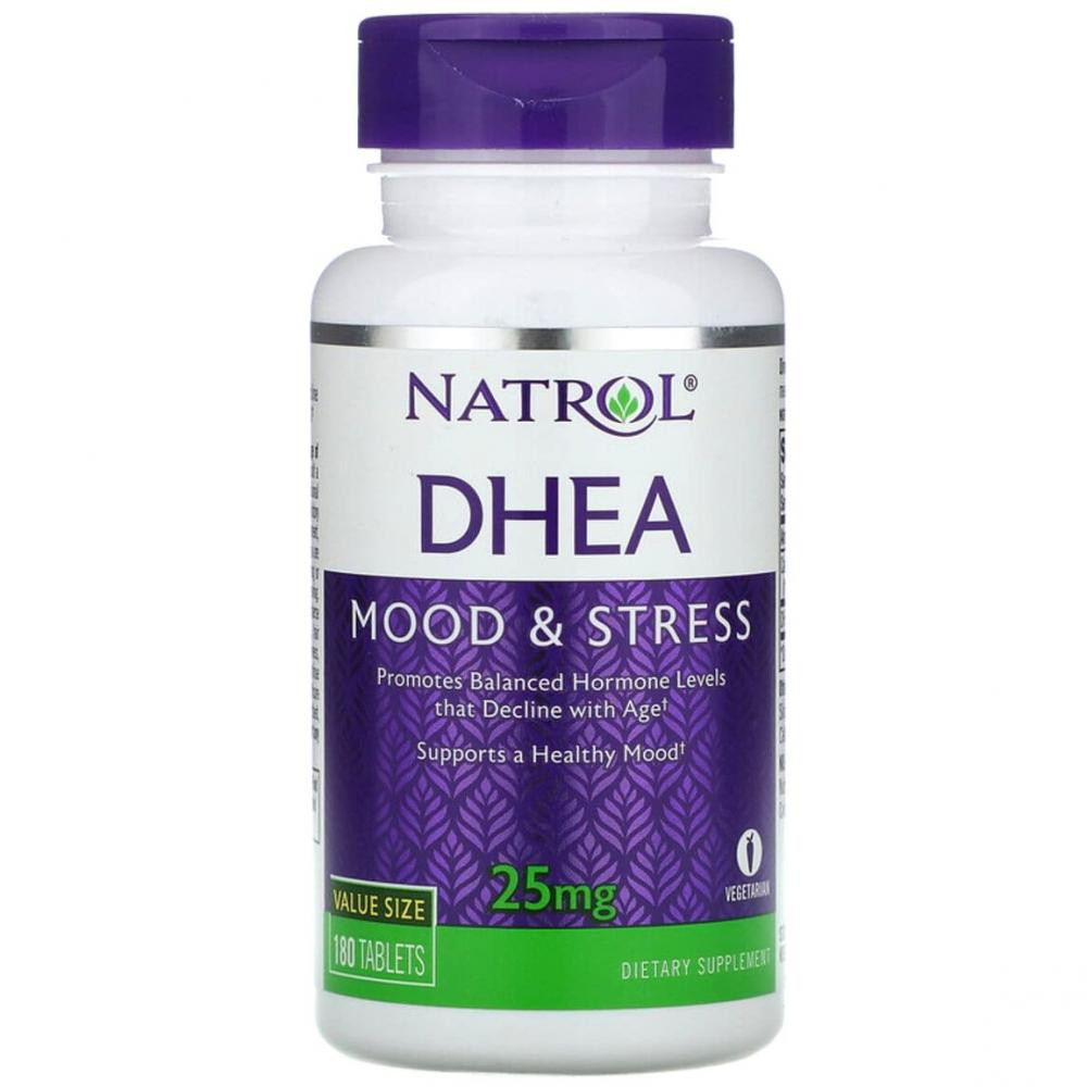 Natrol Дегидроэпиандростерон 25 мг, DHEA, Natrol, 300 таблеток - зображення 1