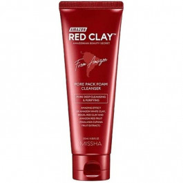   Missha Пенка для умывания  Amazon Red Clay Pore Pack Foam Cleanser 120 мл (8809643532433)