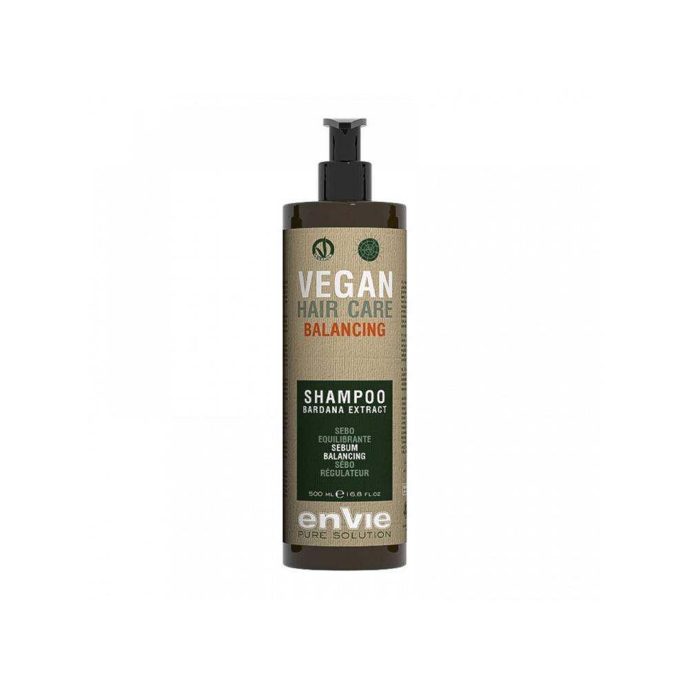 Envie Балансуючий шампунь  Vegan Balancing Shampoo Bardana Extract для жирної шкіри голови з екстрактом ре - зображення 1