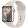 Apple Watch Series 9 GPS 45mm Starlight Aluminum Case w. Starlight Sport Band - M/L (MR973) - зображення 1