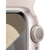 Apple Watch Series 9 GPS 45mm Starlight Aluminum Case w. Starlight Sport Band - M/L (MR973) - зображення 5