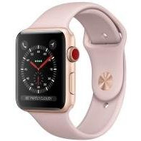   Apple Watch Series 3 GPS 42mm Gold Aluminum w. Pink Sand Sport B. - Gold (MQL22)