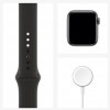 Apple Watch Series 6 GPS 44mm Space Gray Aluminum Case w. Black Sport B. (M00H3) - зображення 4