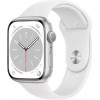 Apple Watch Series 8 GPS 41mm Silver Aluminum Case with White S. Band (MP6K3, MP6L3) - зображення 1