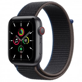   Apple Watch SE GPS + Cellular 44mm Space Gray Aluminum Case with Charcoal Sport L. (MYEU2/MYF12)