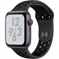 Apple Watch Series 4 Nike+ GPS + Cellular 40mm Gray c. w. Black Nike Sport b. (MTXG2/MTX82) - зображення 1