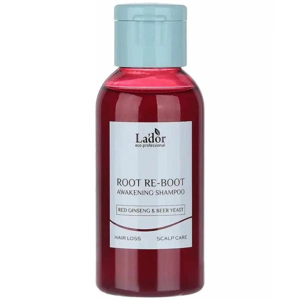 Lador Шампунь для стимуляції росту волосся  Root Re-Boot Awakening Shampoo Red Ginseng & Beer Yeast 50 мл - зображення 1