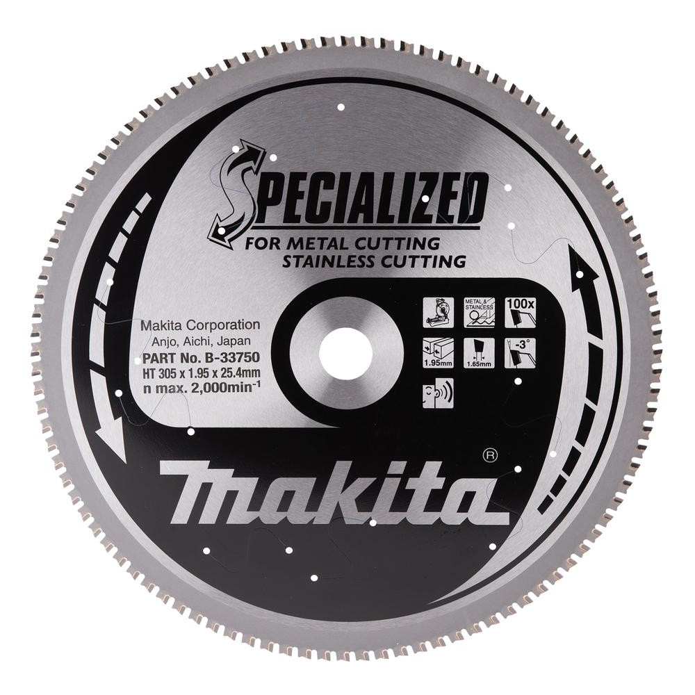 Makita 305x25,4х1,7 мм (B-33750) - зображення 1