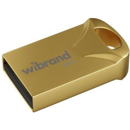 Wibrand 8 GB Hawk Gold USB 2.0 (WI2.0/HA8M1G) - зображення 1