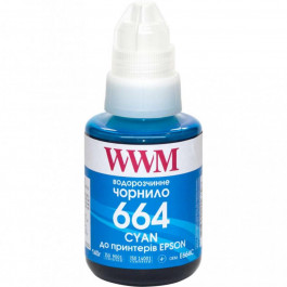   WWM Чернила 664 для Epson L110/L210/ L300 140г Cyan (E664C)