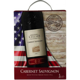   Western Cellars Вино  Cabernet Sauvignon, червоне, сухе, 3 л (3500610032943)