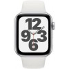 Apple Watch SE GPS 44mm Silver Aluminum Case w. White Sport B. (MYDQ2) - зображення 2