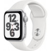 Apple Watch SE GPS 40mm Silver Aluminum Case w. White Sport B. (MYDM2) - зображення 1