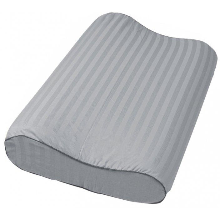 MirSon Наволочка 10020 Satin Stripe 30-0010 Light Gray  32х49х10.5 см - Wave (2200006231394) - зображення 1