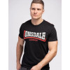 Lonsdale Футболка бавовняна довга чоловіча  113170-1000 XXL Black (4250206358733) - зображення 1