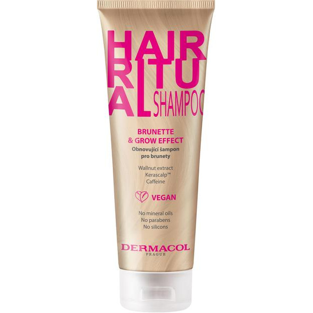 Dermacol Шампунь  Hair Ritual Brunette & Grow Shampoo для брюнеток 250 мл (8595003122856) - зображення 1