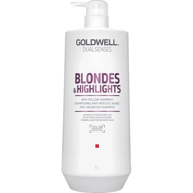 Goldwell Шампунь  DSN Blondes&Highlights Проти жовтизни для освітленного волосся 1 л (4021609028574) - зображення 1