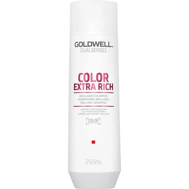 Goldwell Шампунь  Dualsenses Color Extra Rich Brilliance для фарбованого і жорсткого волосся 250 мл (40216090 - зображення 1