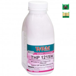   WWM Тонер + чип HP CLJ CP1215/CP1515/CM1312 40г Magenta (TC1215M)