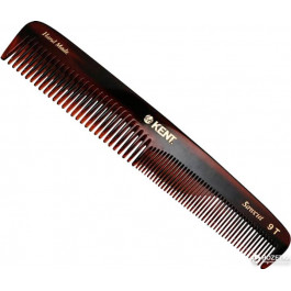   Kent Гребень  9T 7 1/2" Handmade Comb Coarse / Fine Toothed (5011637031478)